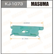 Клипса крепежная Masuma Kj-1073 (OEM 91541-SM4-003)