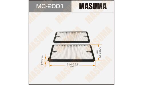 Фильтр салонный Masuma AC-1878, арт. MC-2001