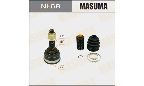ШРУС Masuma, 22x49x25мм, арт. NI-68