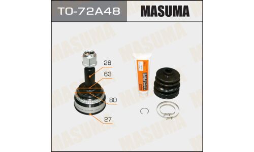 ШРУС Masuma, 27x63.3x26мм, арт. TO-72A48