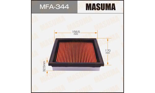 Фильтр воздушный Masuma AN-221 / A-221, с масляной пропиткой, арт. MFA-344