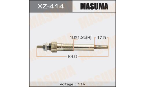 Свеча накаливания Masuma (4EE1-T), арт. XZ-414