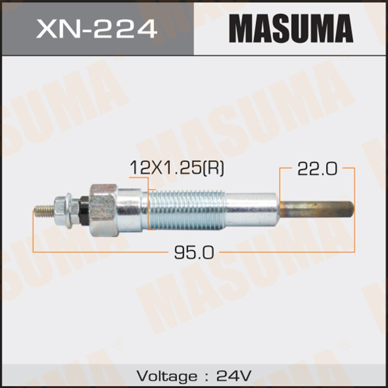 

Свеча накаливания "Masuma" PN-137 /ED33 (1/10/100