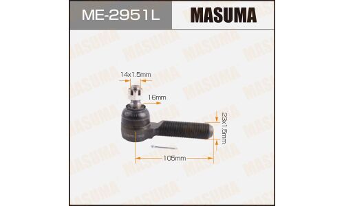Наконечник рулевой тяги Masuma, арт. ME-2951L