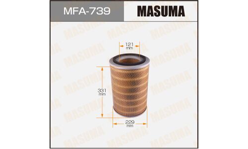 Фильтр воздушный Masuma A-616, арт. MFA-739