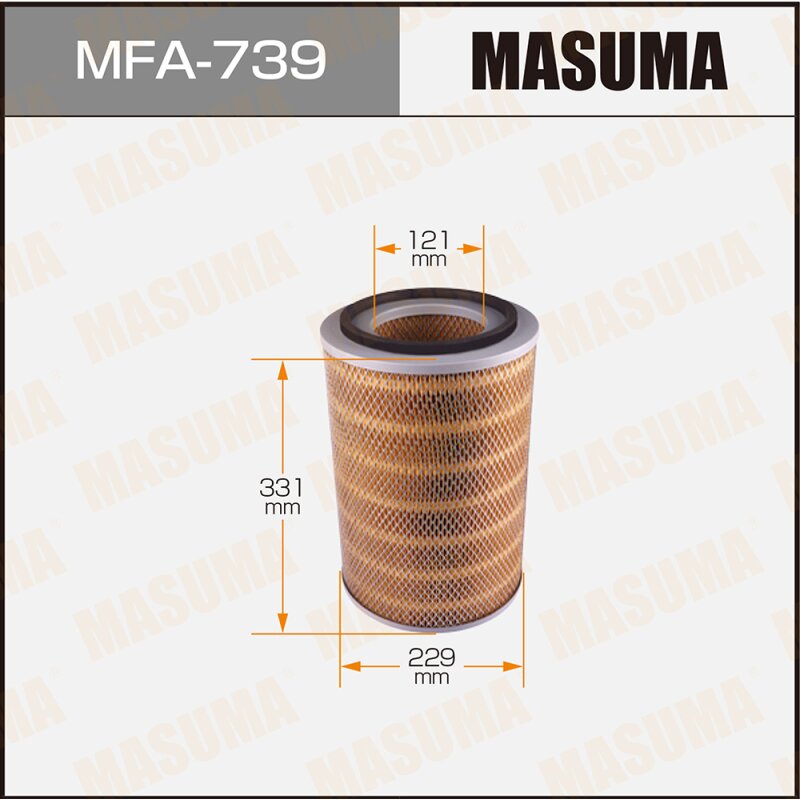 

Фильтр воздушный Masuma A-616, арт. MFA-739