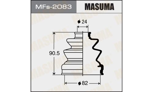 Пыльник привода Masuma, силикон, арт. MFs-2083