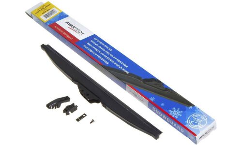 Щетка стеклоочистителя Avantech Snowguard 400мм (16") каркасная зимняя, с графитовым напылением, крепление J-Hook, 1 шт, арт. S-16