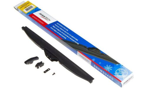 Щетка стеклоочистителя Avantech Snowguard 375мм (15") каркасная зимняя, с графитовым напылением, крепление J-Hook, 1 шт, арт. S-15