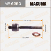 Тяга рулевая Masuma, арт. MR-6250