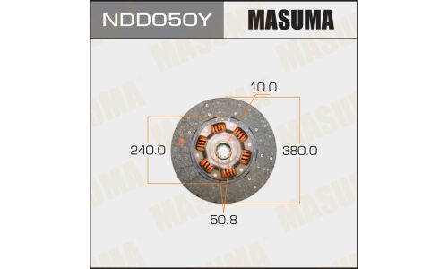 Диск сцепления Masuma (380х240х10х50.8мм), арт. NDD050Y
