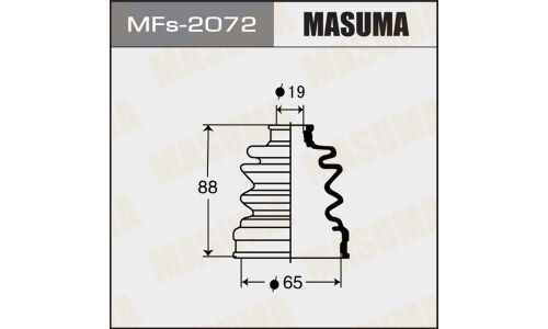 Пыльник привода Masuma, силикон, арт. MFs-2072