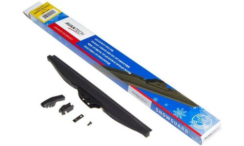 Щетка стеклоочистителя Avantech Snowguard 325мм (13") каркасная зимняя, с графитовым напылением, крепление J-Hook, 1 шт, арт. S-13