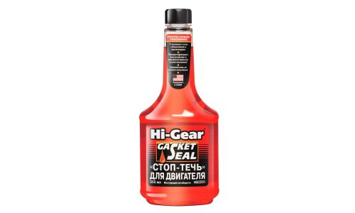 Герметик масляной системы Hi-Gear Gasket Seal «Стоп-Течь», для бензиновых и дизельных двигателей, бутылка 355мл, арт. HG2231