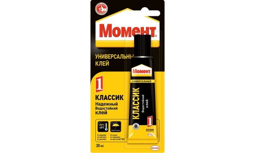 Клей Момент-1, многоцелевой, водостойкий, туба 30мл, арт. 1039