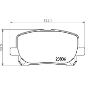 Колодки тормозные дисковые Nisshinbo передние, комплект на ось (4 шт), арт. NP1009 (PF-1470) Колодки тормозные дисковые Nisshinbo передние, комплект на ось (4 шт), арт. NP1009 (PF-1470)