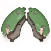 Колодки тормозные дисковые Nisshinbo, комплект на ось (4 шт), арт. PF-2317