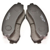 Колодки тормозные дисковые Nisshinbo передние, комплект на ось (4 шт), арт. PF-3244