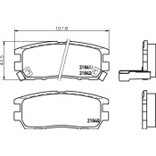 Колодки тормозные дисковые Nisshinbo задние, комплект на ось (4 шт), арт. NP3002 (PF-3280) Колодки тормозные дисковые Nisshinbo задние, комплект на ось (4 шт), арт. NP3002 (PF-3280)