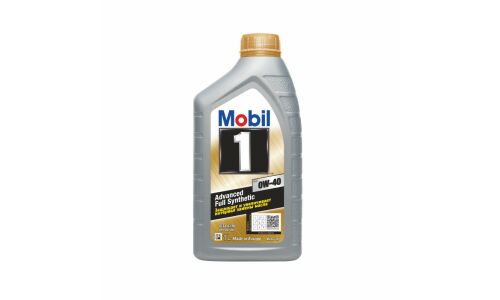 Масло моторное Mobil 1 Advanced 0w40 синтетическое, SN/CF, ACEA A3/B3/B4, универсальное, 1л, арт. 153691