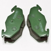 Колодки тормозные дисковые Nisshinbo задние, комплект на ось (4 шт), арт. PF-9339