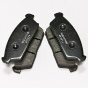 Колодки тормозные дисковые Nisshinbo передние, комплект на ось (4 шт), арт. PF-9378