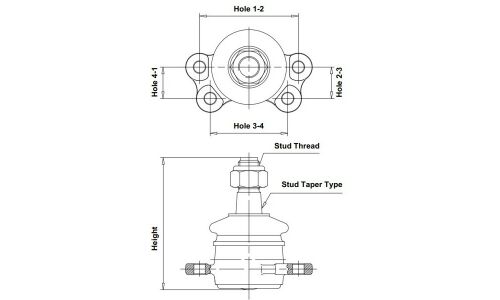 Опора шаровая CTR, арт. CB0150 (CBIS-5)
