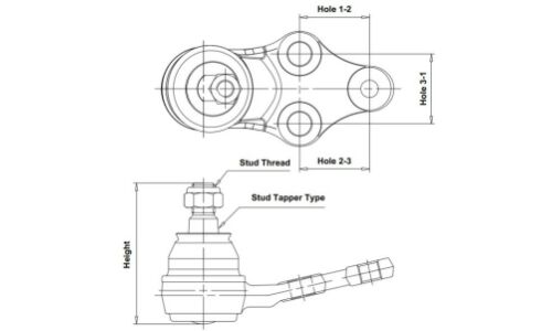 Опора шаровая CTR, арт. CB0295 (CBN-10)