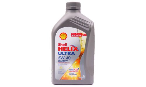 Масло моторное Shell Helix Ultra 5w40, синтетическое, API SP, ACEA A3/B3/B4, универсальное, 1л, арт. 550055904