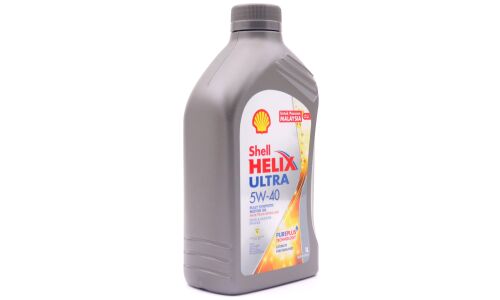 Масло моторное Shell Helix Ultra 5w40, синтетическое, API SP, ACEA A3/B3/B4, универсальное, 1л, арт. 550055904