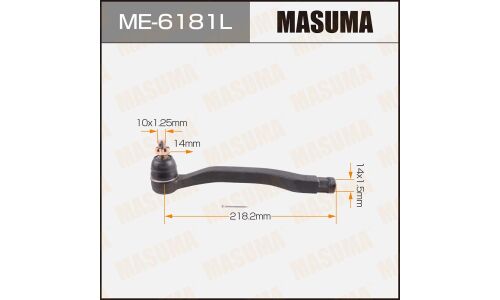 Наконечник рулевой тяги Masuma, левый, арт. ME-6181L