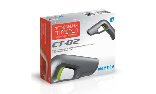 Стробоскоп автомобильный Вымпел СТ-02, 12В, 500-6000 об/мин, ксеноновый излучатель, с вольтметром и тахометром, арт. 5028