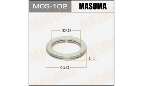 Кольцо уплотнительное выхлопной трубы Masuma, 32x45мм, комплект 2шт, арт. MOS-102