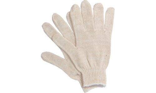 Перчатки хлопчатобумажные, белые, 2 пары