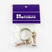 Хомут проволочный Ø26-29мм, оцинкованная сталь W1, комплект 2 шт