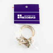 Хомут проволочный Ø32мм, оцинкованная сталь W1, резьба M6x38, диаметр проволоки 2.0мм, комплект 2 шт