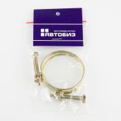 Хомут проволочный Ø51мм, оцинкованная сталь W1, резьба M6x38, диаметр проволоки 2.0мм, комплект 2 шт