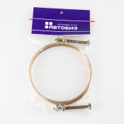 Хомут проволочный Ø102мм, оцинкованная сталь W1, резьба M6x48, диаметр проволоки 2.3мм, комплект 2 шт