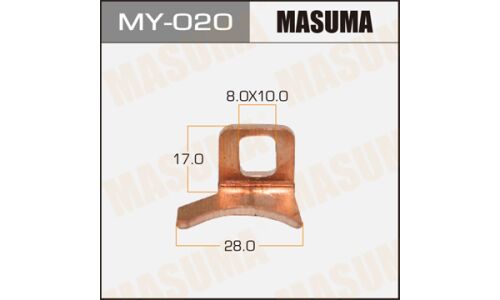 Контакт тяг.реле на стартер Masuma, уп.1шт