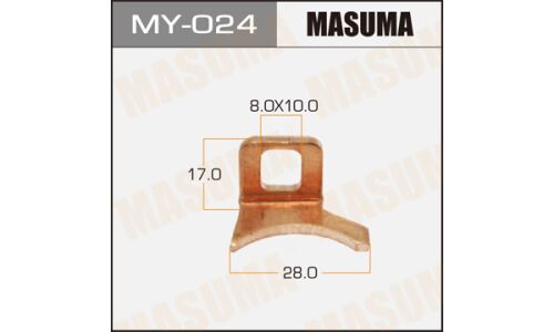 Контакт тяг.реле на стартер Masuma, уп.1шт