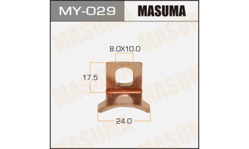 Контакт тяг.реле на стартер Masuma, уп.1шт