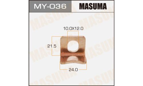 Контакт тяг.реле на стартер Masuma, уп.1шт