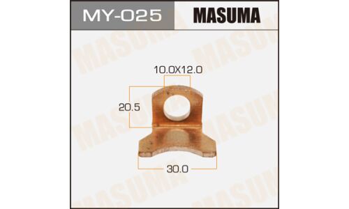 Контакт тяг.реле на стартер Masuma V-обр. 30мм, уп.1шт