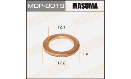 Шайбы для форсунок Masuma (медн.) 12,1х17,2х1,5, уп.5шт