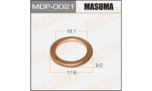 Шайбы для форсунок Masuma (медн.) 12,1х17,8х2, уп.5шт