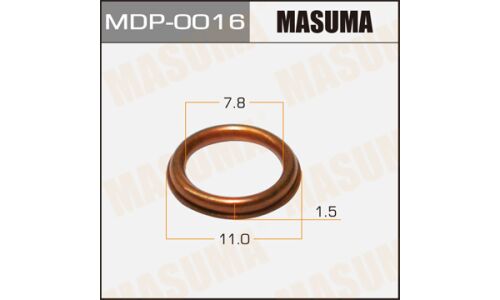 Шайбы для форсунок Masuma MD070718, 7,8х11х15  4D68, 4D65, 4D56, уп.5шт
