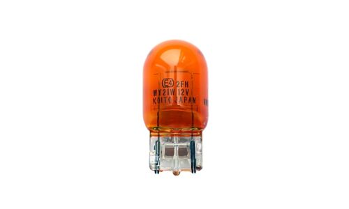 Лампа Koito WY21W (WX3x16d, T20), 12В, 21Вт, оранжевая, 1 шт, арт. 1870A