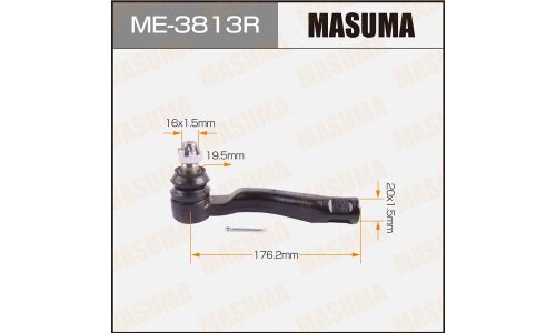 Наконечник рулевой тяги Masuma, правый, арт. ME-3813R