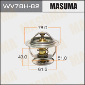 Термостат Masuma, арт. WV78H-82