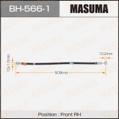 Шланг тормозной Masuma Sz-  /front/  Escudo TD54W,TD94W RH